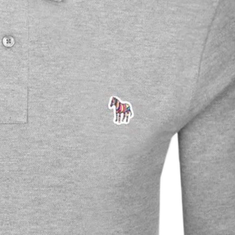 PS by Paul Smith Long Sleeve Polo T Shirt Black